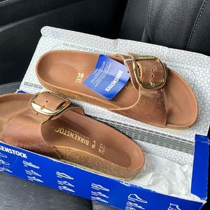 Birkenstock Madrid Bug Buckle size 38 Eu, 7.5 US NWT never worn